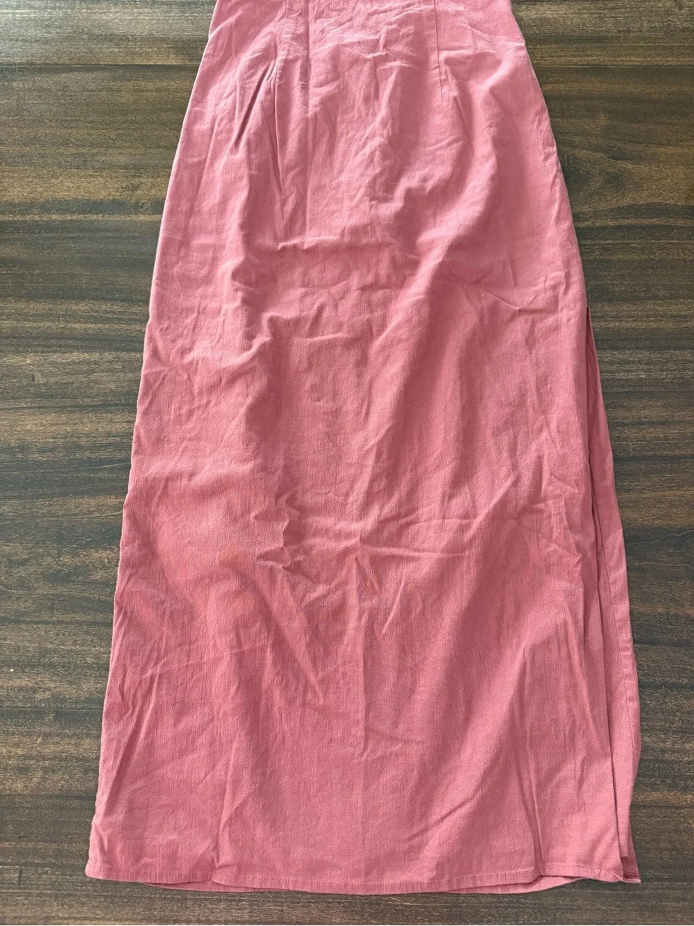 Abercrombie & Fitch Rose-Pink Spaghetti-Strap Maxi Dress